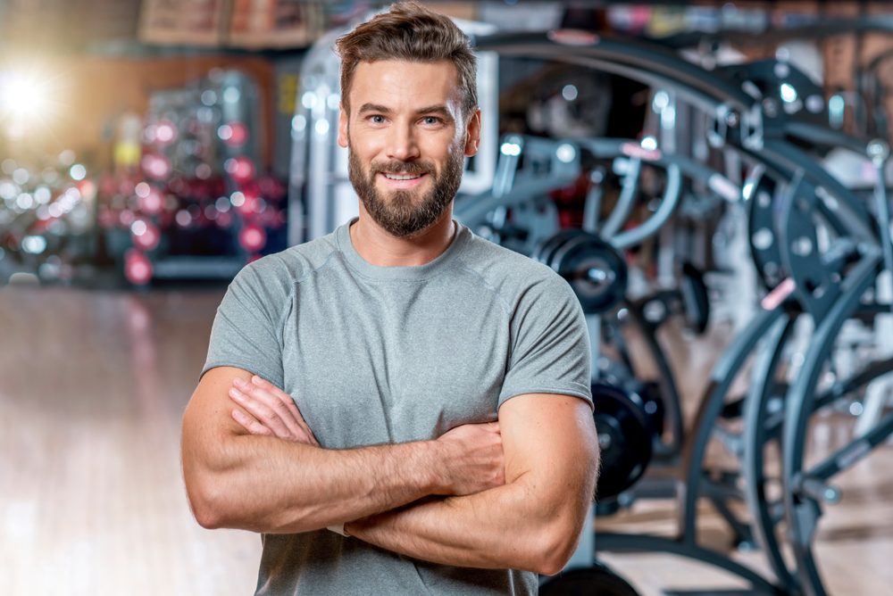 Ex fitness pro at the gym