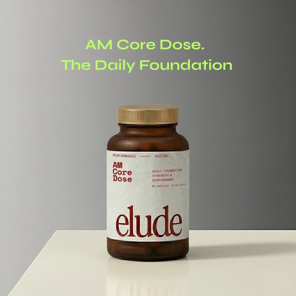 AM Core Dose bottle in routine