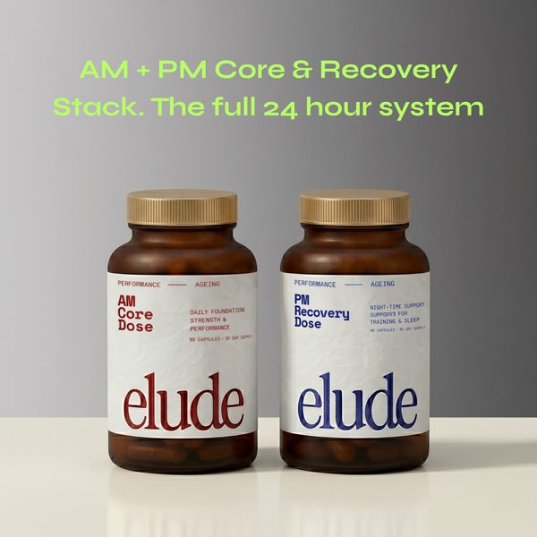 AM and PM bottles together