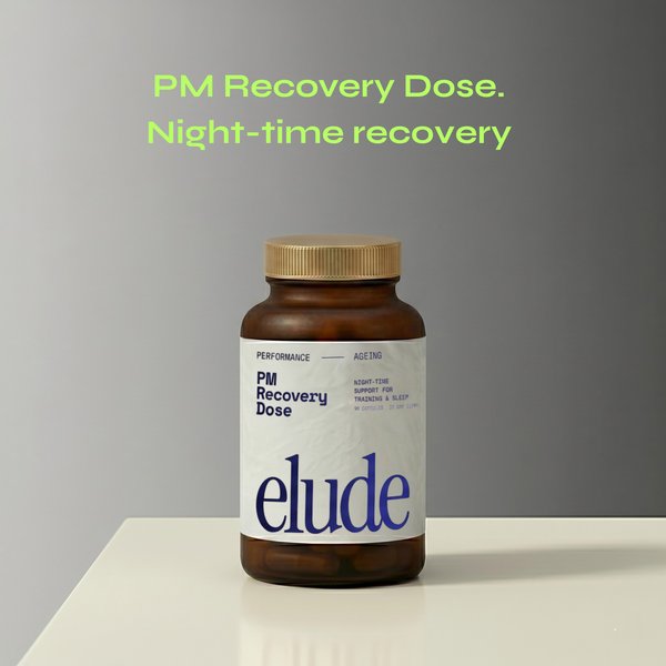 PM Recovery Dose bottle in routine